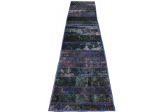 Patchwork Rug Runner Purple in 310x70cm