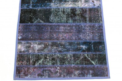 Patchwork Teppich Läufer Lila in 310x70cm (5 / 8)