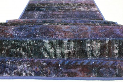 Patchwork Teppich Läufer Lila in 310x70cm (8 / 8)