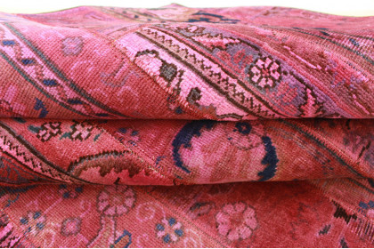 Patchwork Teppich Pink in 250x170cm (4 / 4) Patchwork Teppich Pink in 250x170cm (4 / 4)