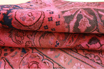 Patchwork Rug Pink in 240x170cm (4 / 4)