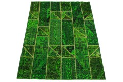 Patchwork Rug Green in 240x180cm