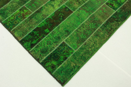 Patchwork Rug Green in 250x170cm (3 / 5)