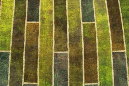 Patchwork Rug Green in 240x170cm (2 / 5)