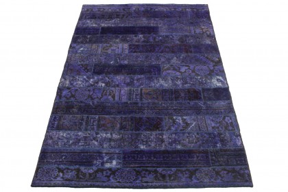 Patchwork Teppich Lila in 250x160cm