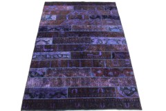 Patchwork Teppich Lila in 250x170cm