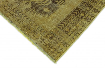 Vintage Teppich Beige Gelb in 190x110 (3 / 4)
