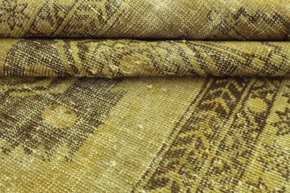 Vintage Teppich Beige Gelb in 190x110 (4 / 4)