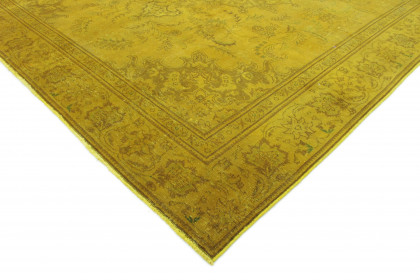 Vintage Teppich Gelb in 370x290 (3 / 7)