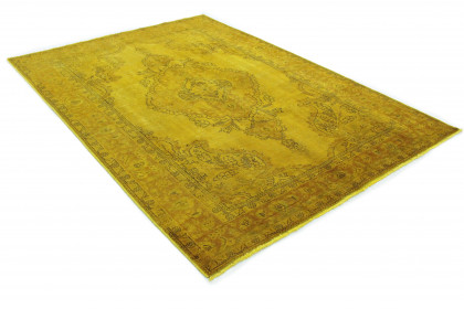 Vintage Teppich Gelb Gold in 290x200 (2 / 5)