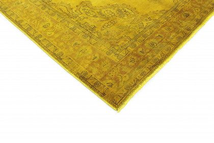 Vintage Teppich Gelb Gold in 290x200 (4 / 5)