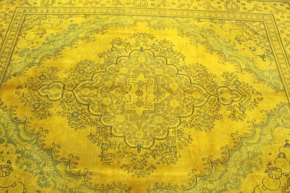 Vintage Rug Yellow in 390x300 (4 / 5)