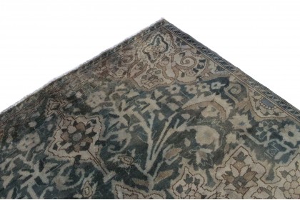 Vintage Teppich Blau Beige in 280x180 (3 / 6)