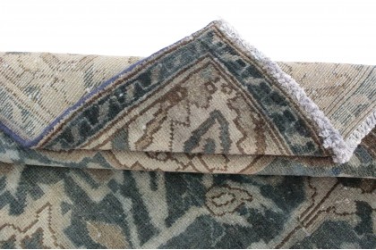 Vintage Teppich Blau Beige in 280x180 (6 / 6)