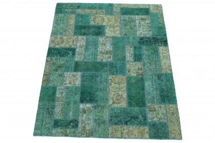 Patchwork Teppich Grun In 200x150 1001 167069 Carpetido De
