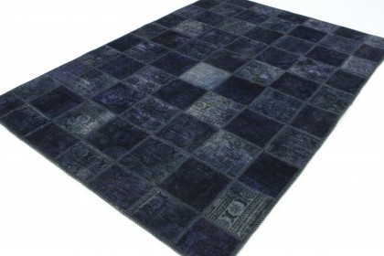 Patchwork Rug Purple in 200x130 (4 / 5)