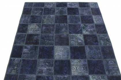 Patchwork Rug Purple in 200x130 (5 / 5)