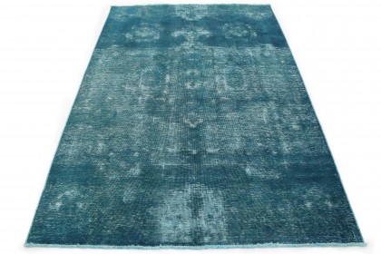 Vintage Teppich Türkis in 260x170 (2 / 4)