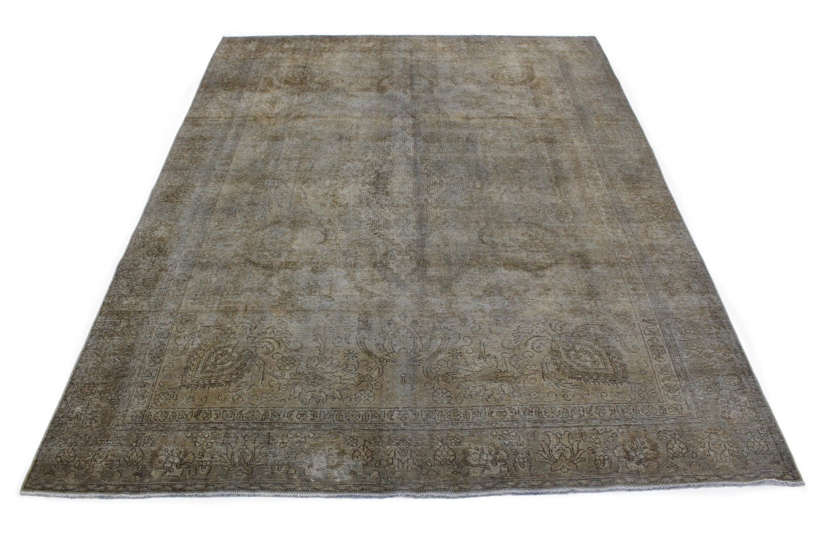 Vintage teppich grau rost in 380x280 (1001 167170) bei carpetido ... Teppich für wohnzimmer grau