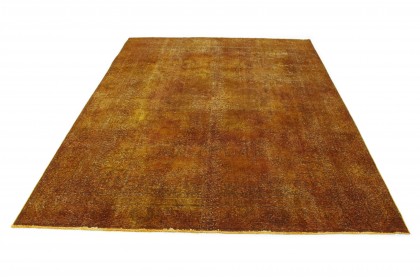 Vintage Teppich Orange Rost in 370x280