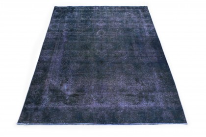 Vintage Teppich Blau Lila in 300x190