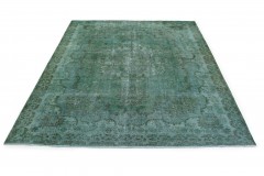 Vintage Rug Green Turquoise in 380x300