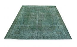 Vintage Rug Green Turquoise in 380x300