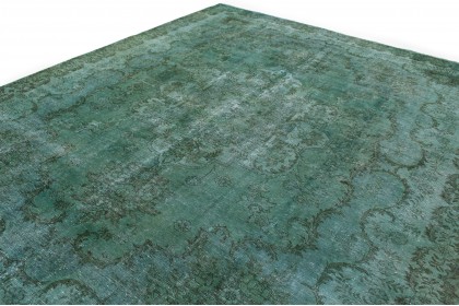 Vintage Rug Green Turquoise in 380x300 (4 / 4)