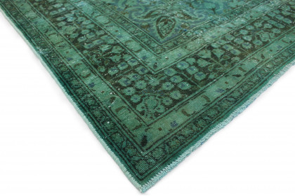 Vintage Teppich Grün Türkis in 280x200 (3 / 3)