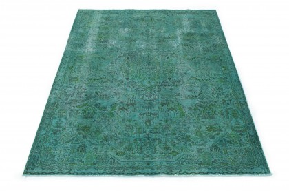 Vintage Teppich Türkis Grün in 280x190 (1 / 6)