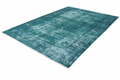 Vintage Teppich Türkis in 340x240 (2 / 3)