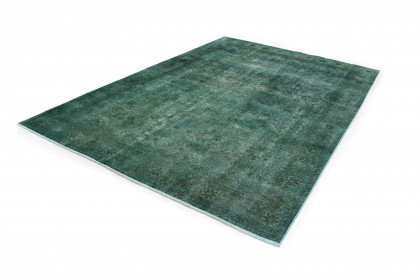 Vintage Teppich Grün in 330x220 (2 / 5)