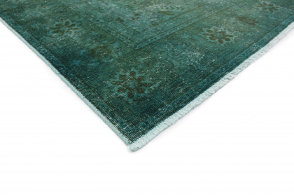 Vintage Teppich Grün in 330x220 (3 / 5)