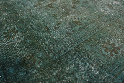 Vintage Teppich Grün in 330x220 (4 / 5)