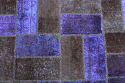 Patchwork Rug Purple in 320x240cm (4 / 4)