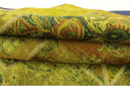 Patchwork Teppich Grün in 240x180cm (4 / 10) Patchwork Teppich Grün in 240x180cm (4 / 10)