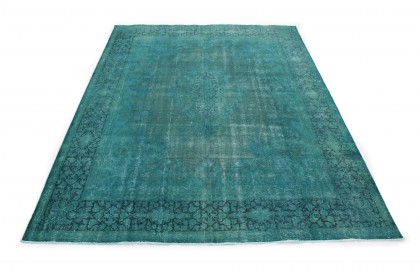 Vintage Teppich Türkis in 410x300