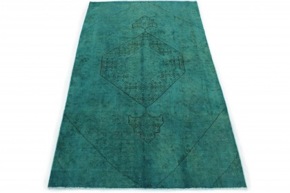 Vintage Teppich Türkis in 320x180