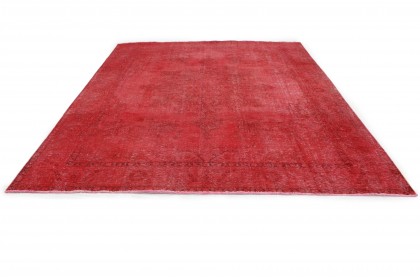 Vintage Teppich Rot in 390x290 (2 / 5)