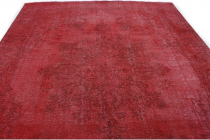 Vintage Teppich Rot in 390x290 (4 / 5)