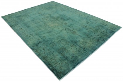 Vintage Teppich Türkis in 310x230 (3 / 5)