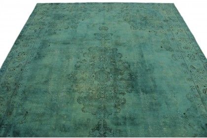 Vintage Teppich Türkis in 310x230 (4 / 5)