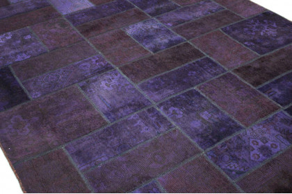 Patchwork Rug Purple in 310x200cm (2 / 5)