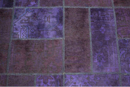Patchwork Rug Purple in 310x200cm (5 / 5)