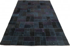 Patchwork Rug Purple Blue in 370x240cm