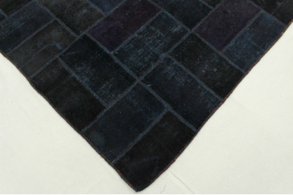 Patchwork Rug Purple Blue in 370x240cm (4 / 4)