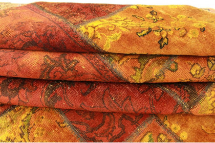Patchwork Teppich Orange Braun in 400x300cm (4 / 7) Patchwork Teppich Orange Braun in 400x300cm (4 / 7)