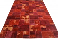 Patchwork Rug Red in 400x300cm