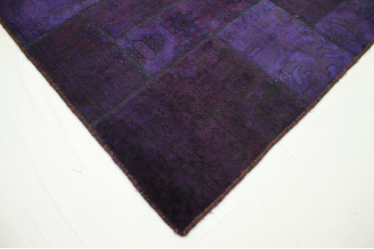 Patchwork Rug Purple in 310x200cm (3 / 5)