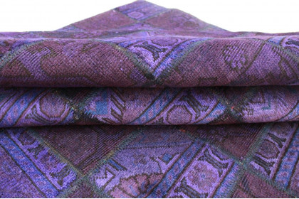 Patchwork Teppich Lila in 310x200cm (5 / 5)